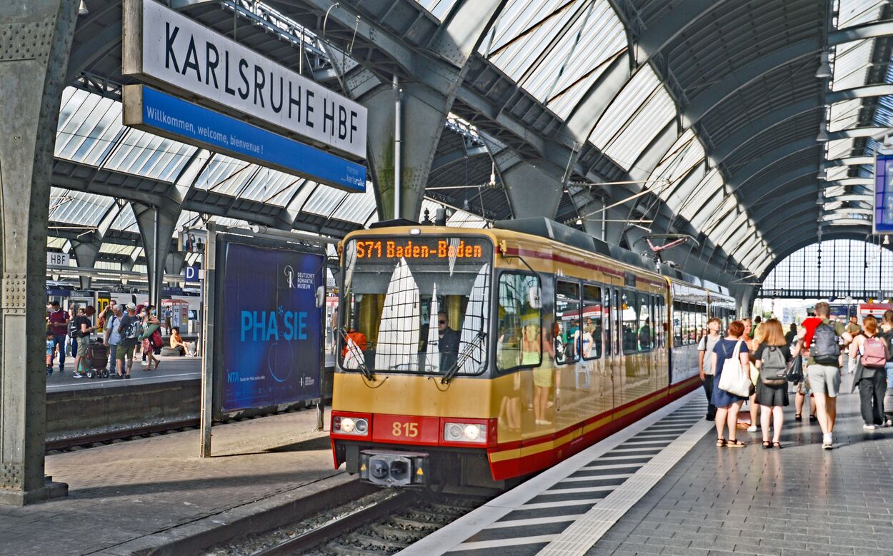 Stadtbahn Karlsruhe Innenstadttunnel und Tunnelrampen