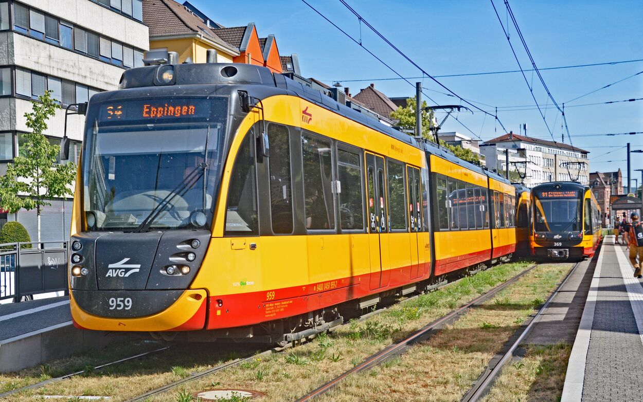 Stadtbahn Karlsruhe Innenstadttunnel und Tunnelrampen