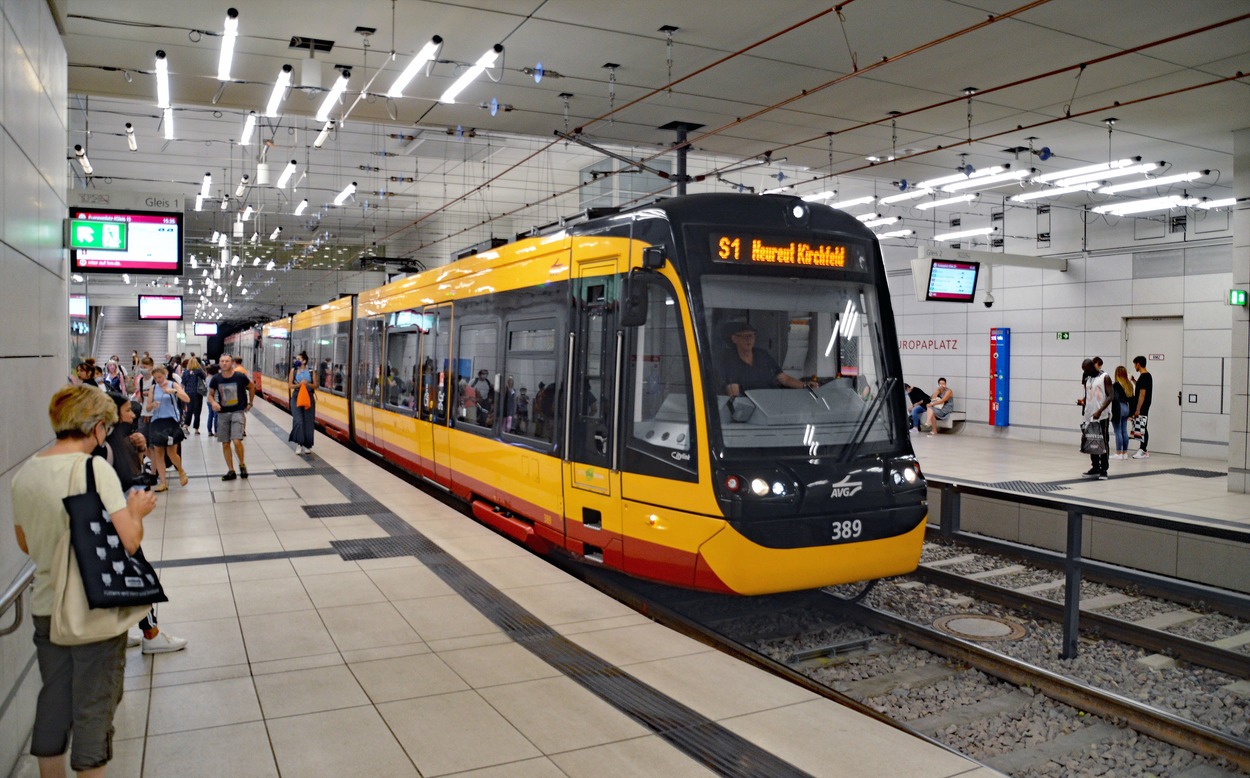 Stadtbahn Karlsruhe Innenstadttunnel und Tunnelrampen