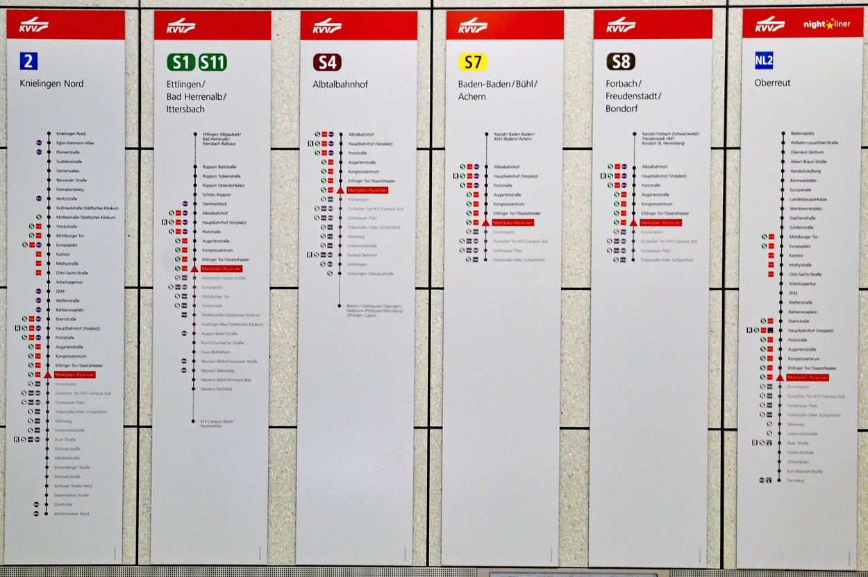 Stadtbahn Karlsruhe Innenstadttunnel und Tunnelrampen