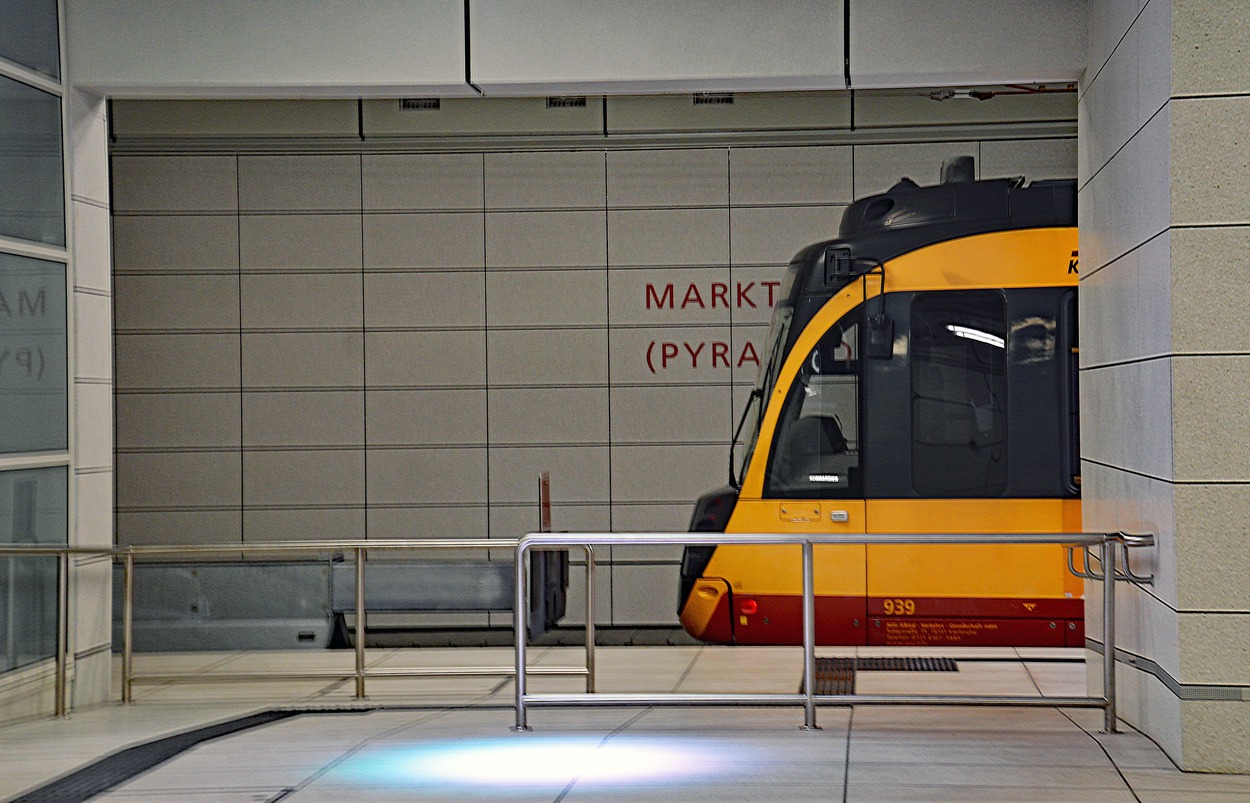 Stadtbahn Karlsruhe Innenstadttunnel und Tunnelrampen