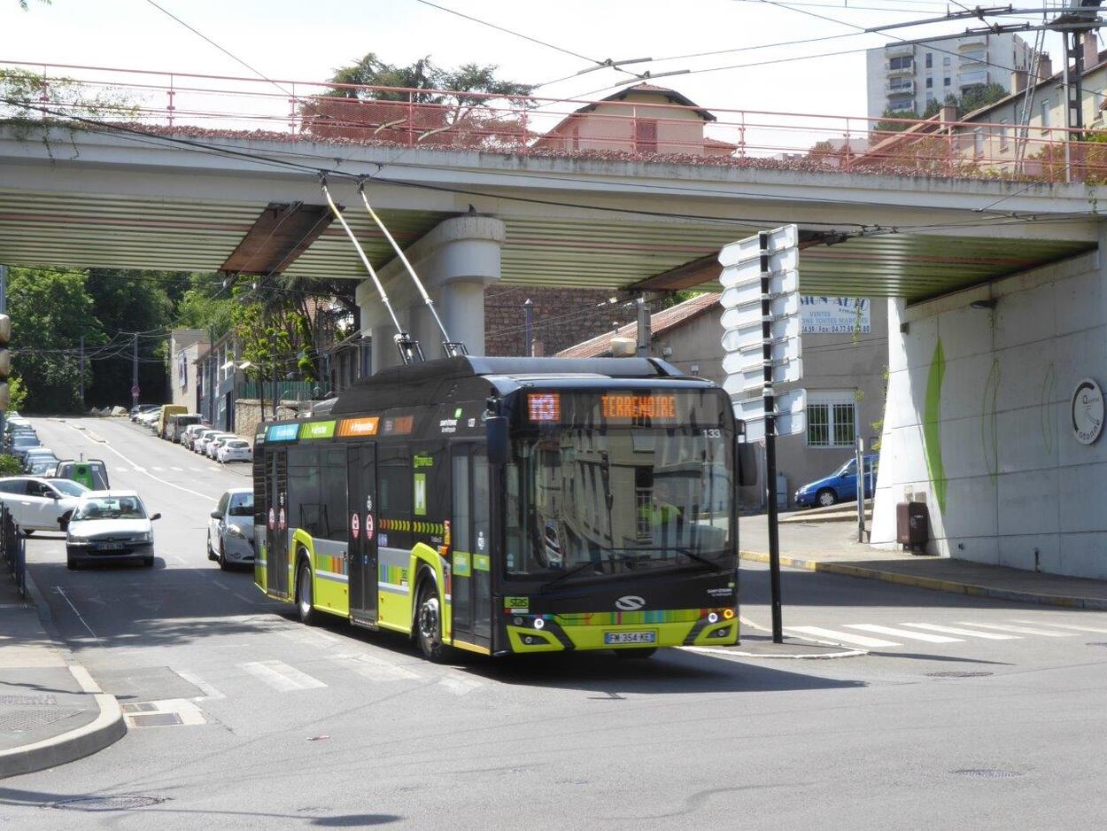 Saint Etienne - with trolleybuses into the future