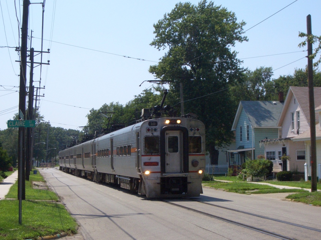 South Shore Interurban - neue Strecke durch Michigan City