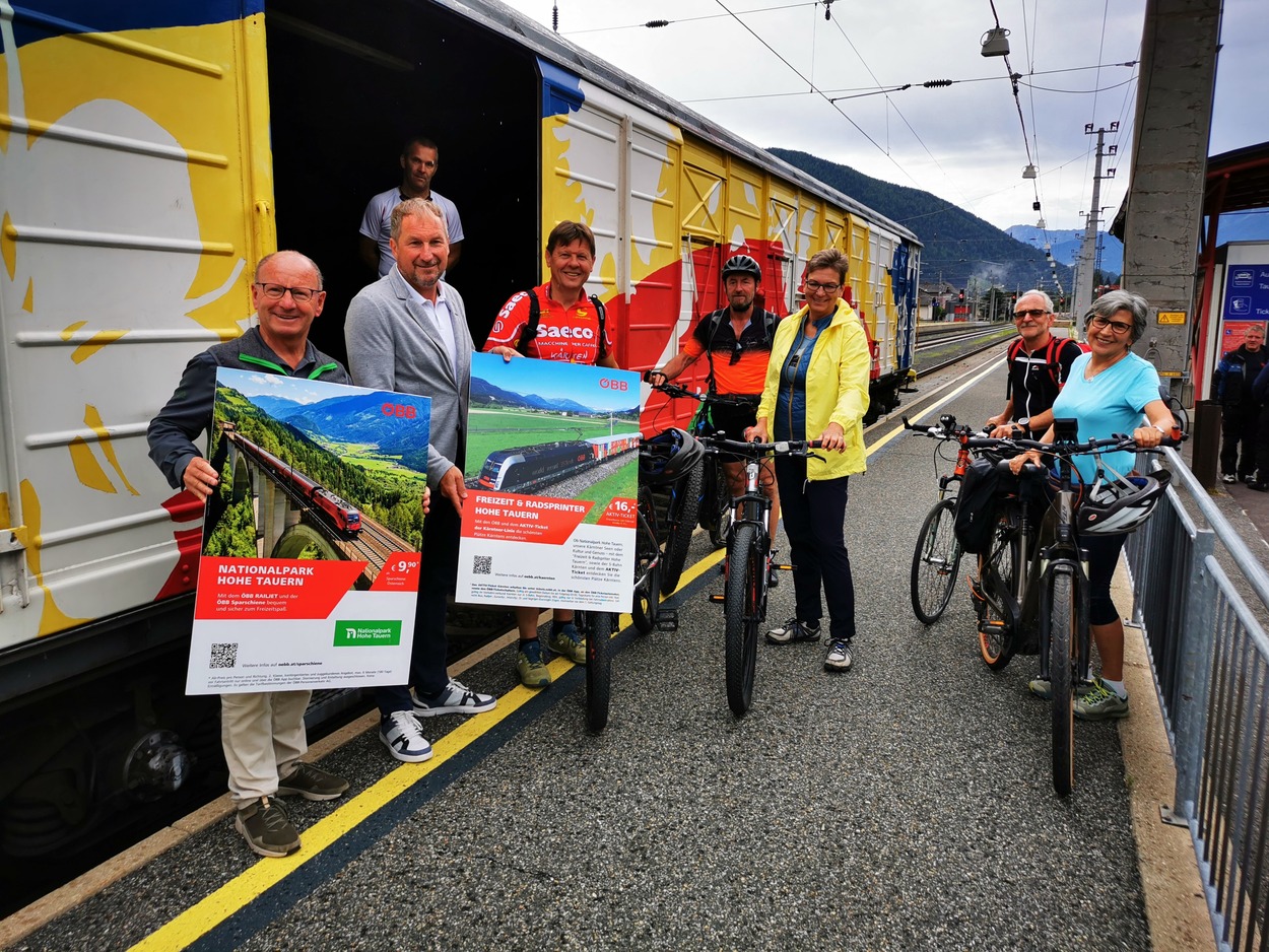 ÖBB erweitern den „Freizeit- & Radsprinter Hohe Tauern“ Fernverkehr im Zweistudentak