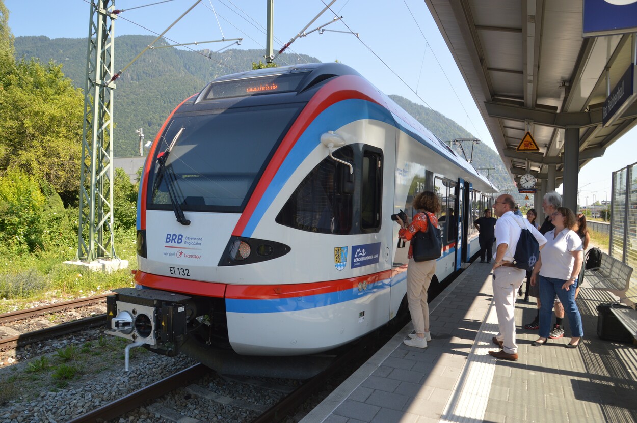 Fahrzeugsegnung der Bayerischen RegioBahn im Bahnhof Bad Reichenhall