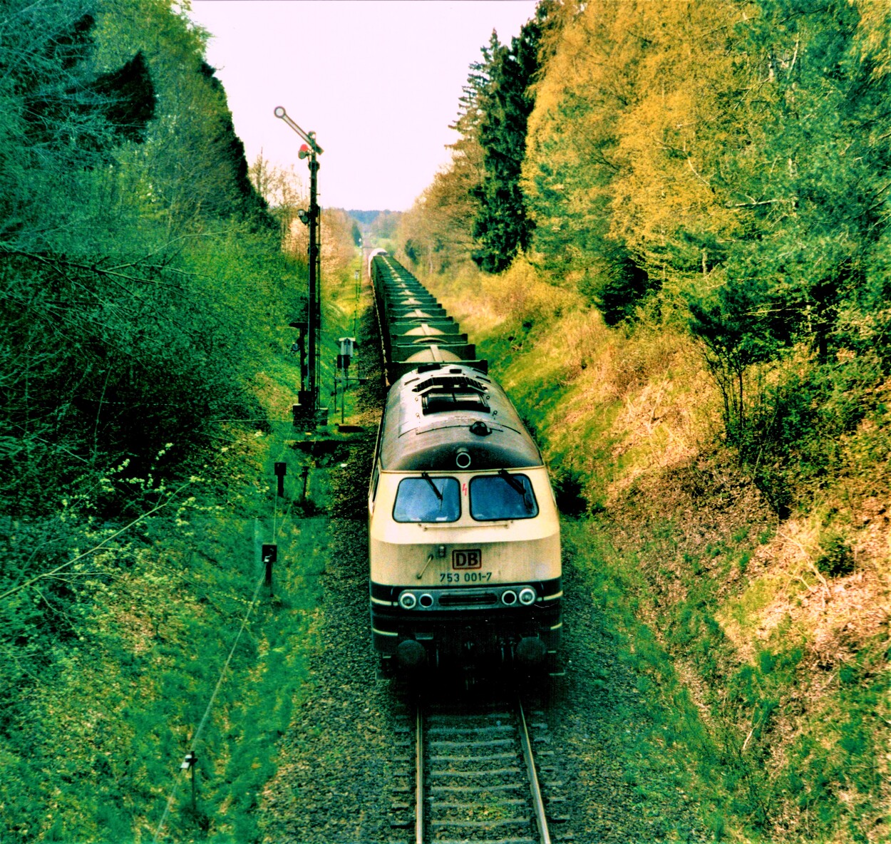 Müllzug auf der Bayerischen Tauernbahn wie „in alten Zeiten“ mit Baureihe 218