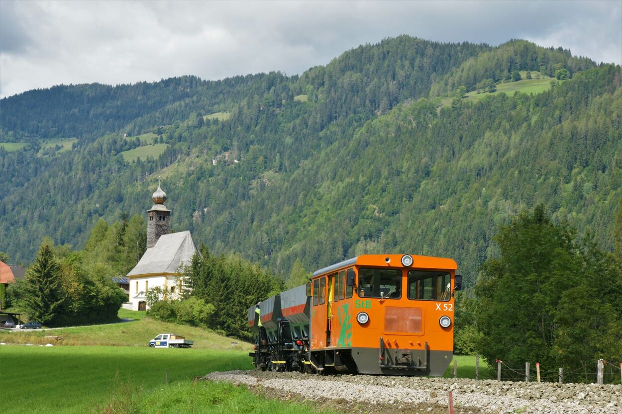 Streckensperre auf der Murtalbahn zwischen Unzmarkt und Murau