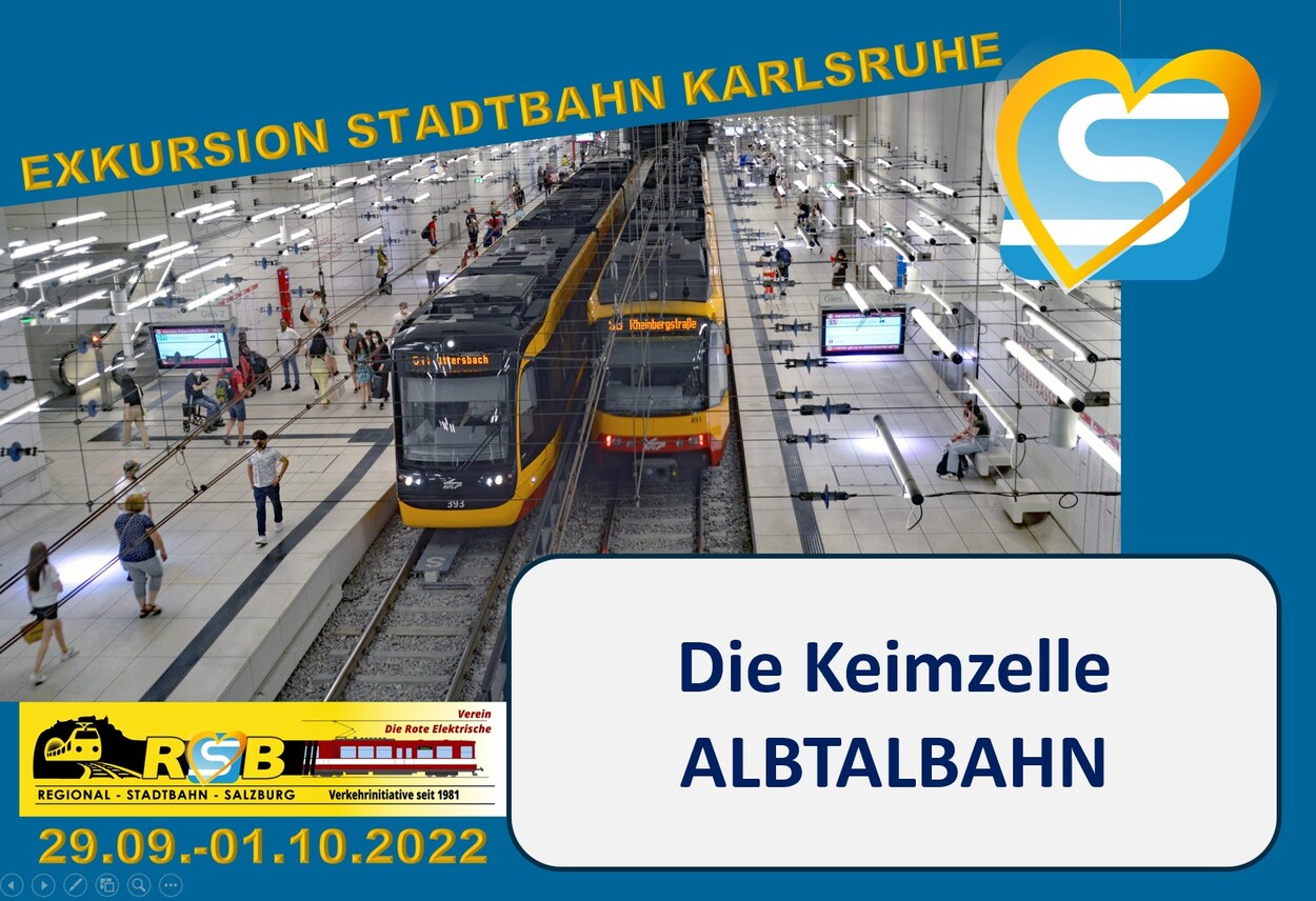 Titelbilder Exkursion Stadtbahn Karlsruhe 2022 Teilberichte Reisebüchlein