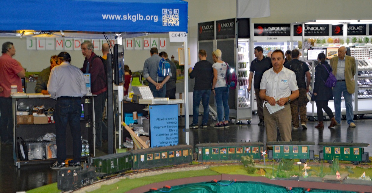 Club Salzkammergut-Lokalbahn Info-Stand Modellbau-Messe 2019