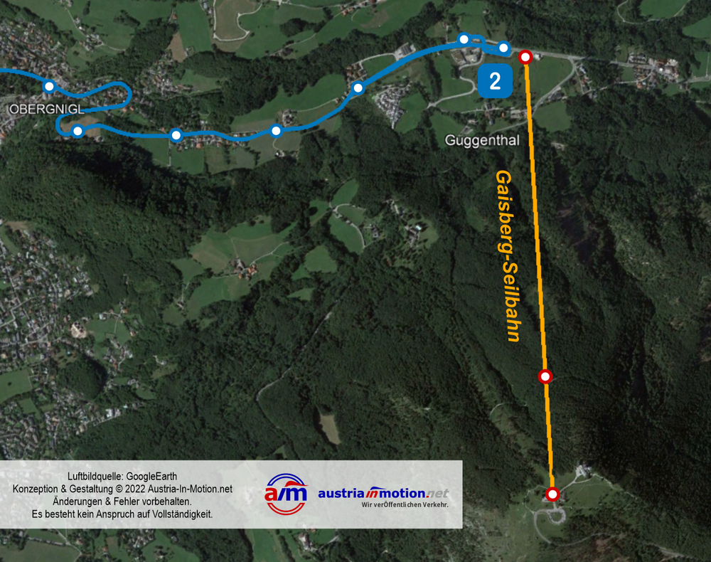 Gaisberg-Seilbahn könnte bald Realität werden - Verlängerung Obuslinie 2 mitdenken !
