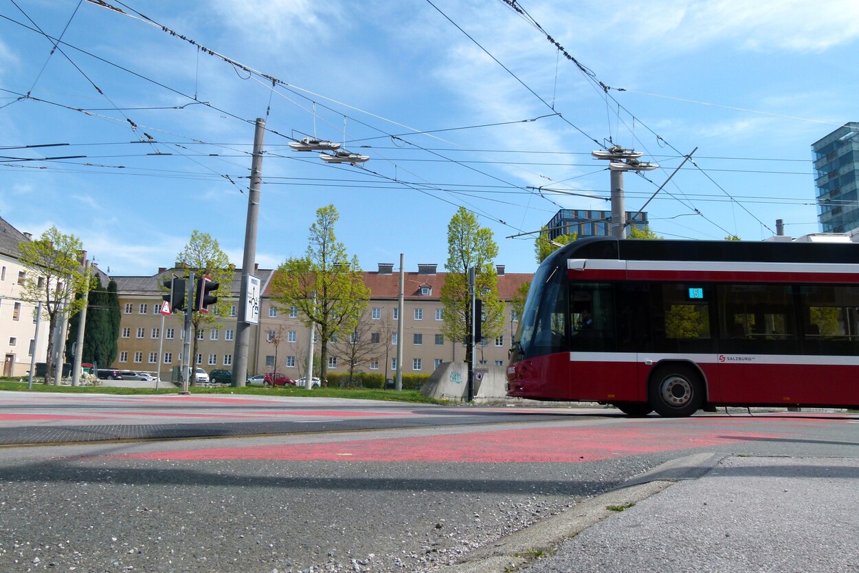 Linienverkehr in Salzburg - Obus