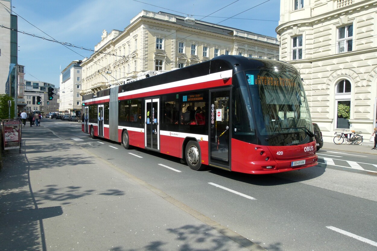 Linienverkehr in Salzburg - Obus