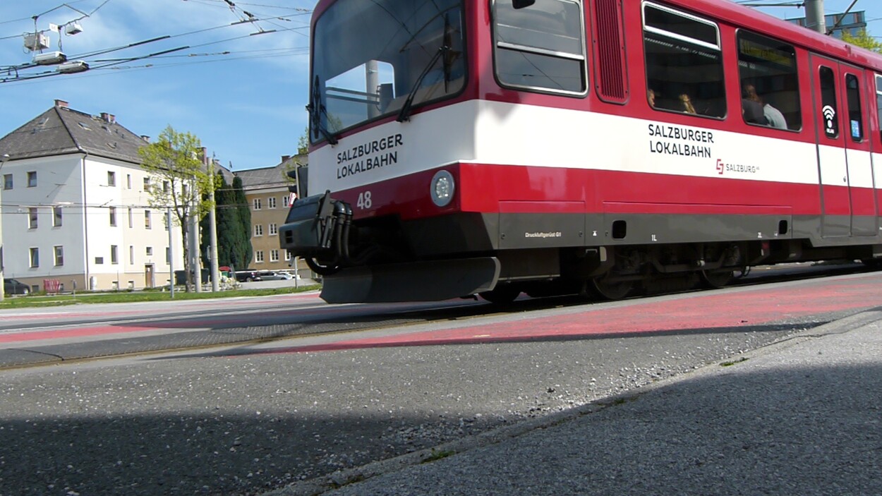 Der Salzburger Lokalbahnhof, seit 1999 in Tieflage