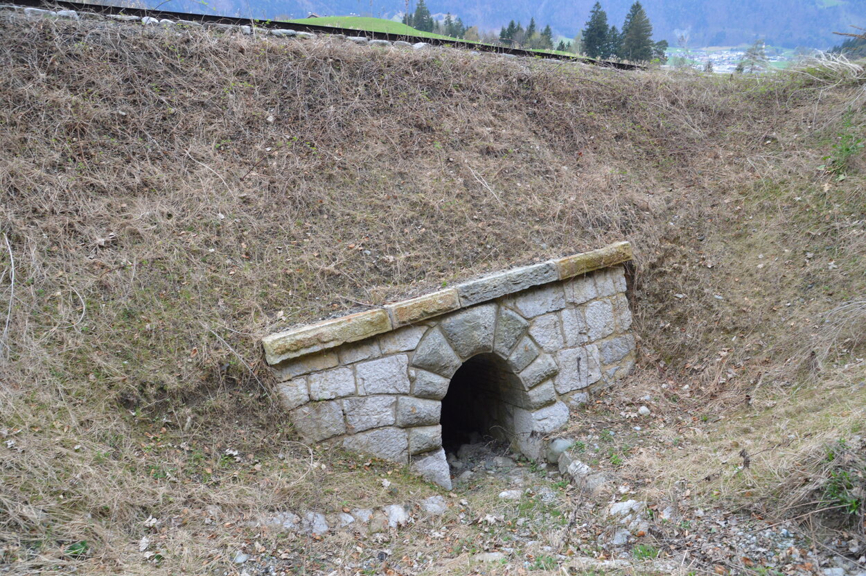 Dammdurchlässe auf der Achenseebahn