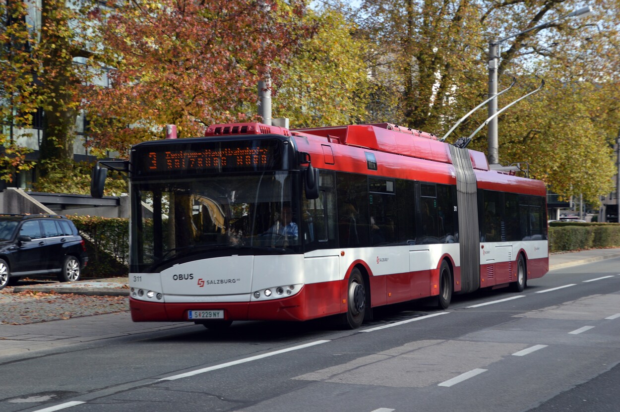 Linienverkehr in Salzburg - Obus