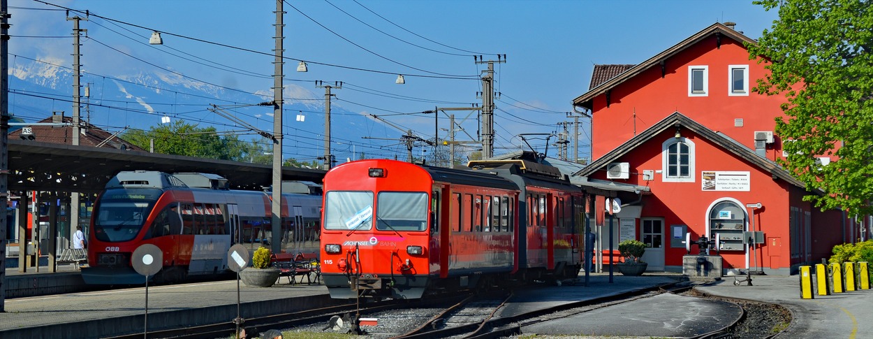 Appenzellerbahn fährt Achenseebahn
