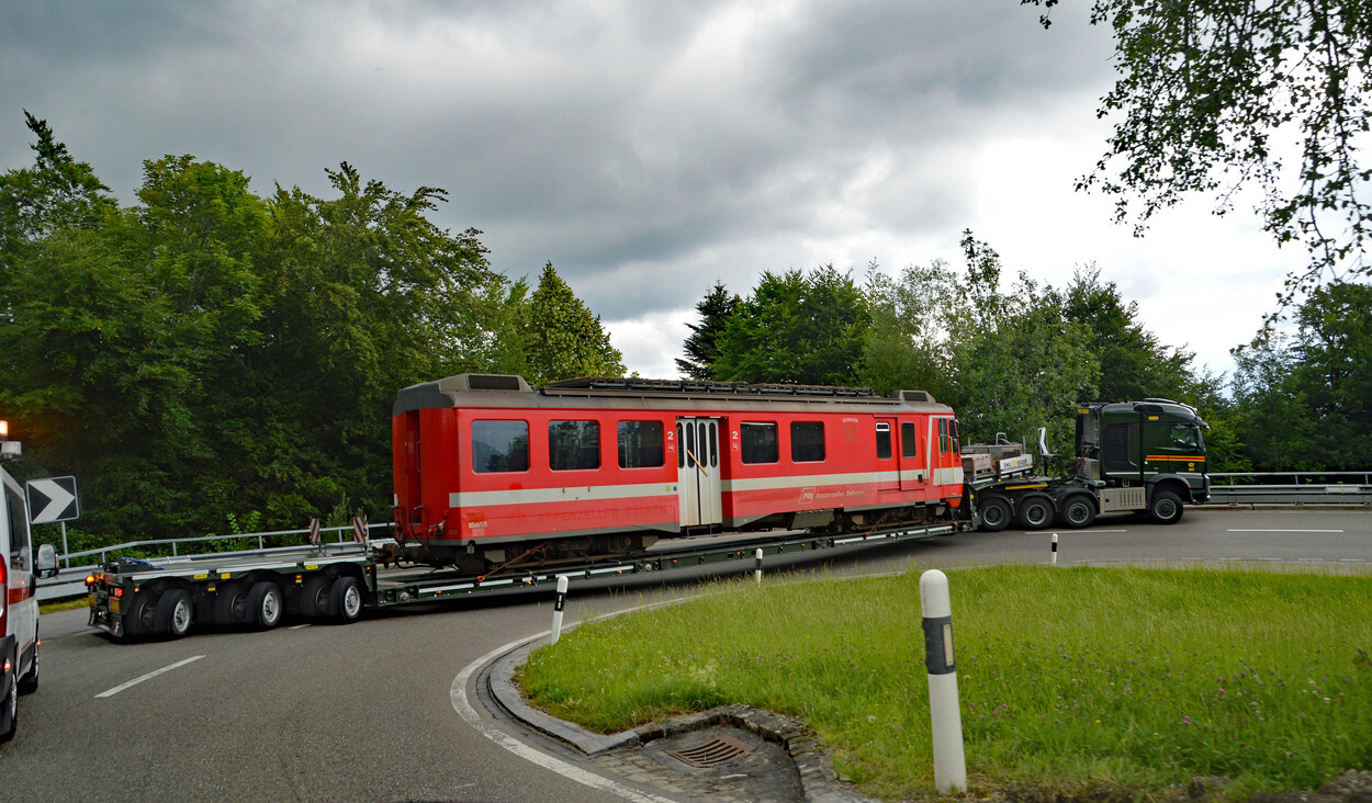 Appenzellerbahn fährt Achenseebahn