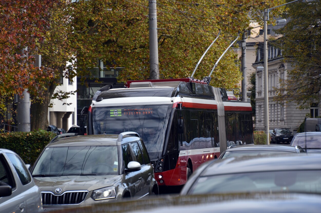 Stau in der Stadt Salzburg