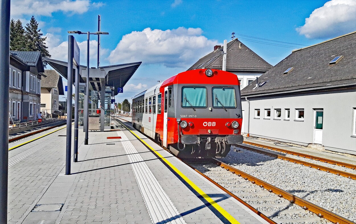 Der neue Bahnhof in Mattighofen