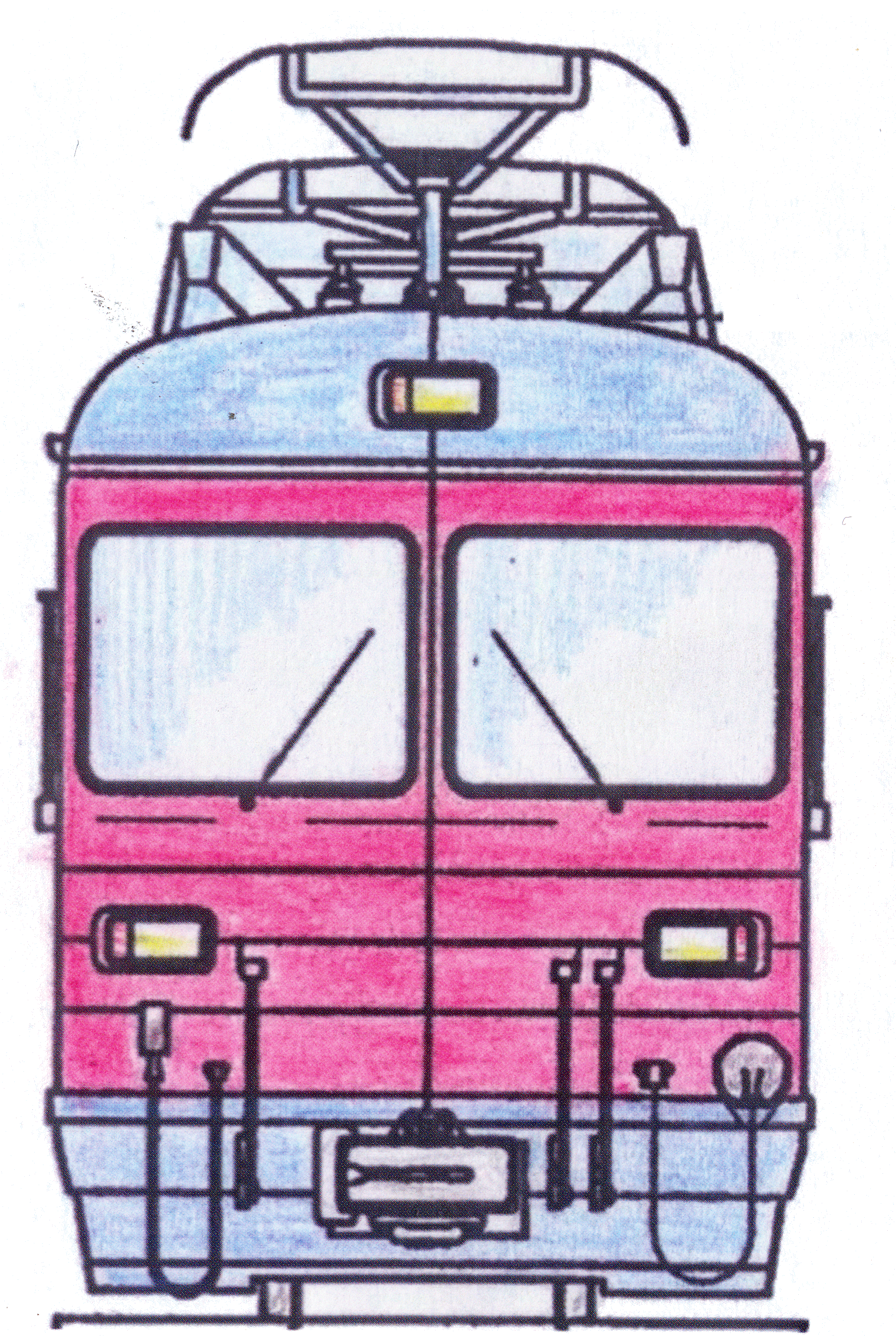 Grafik Appenzellerbahnwagen aus Plesche-Buch