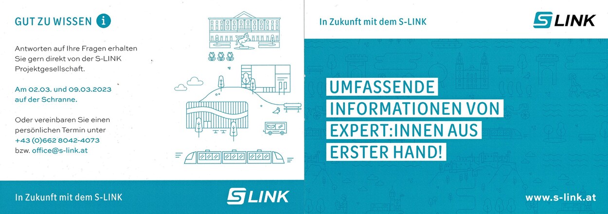 Postkarte S-Link Info-Stand Schrannenmarkt