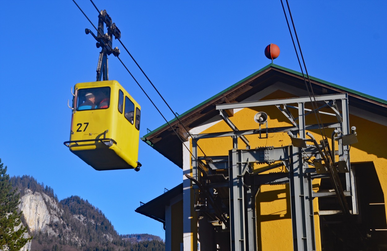 Talstation St.Gilgen neben dem alten Ischlerbahnhof bzw. heute beim Busterminal