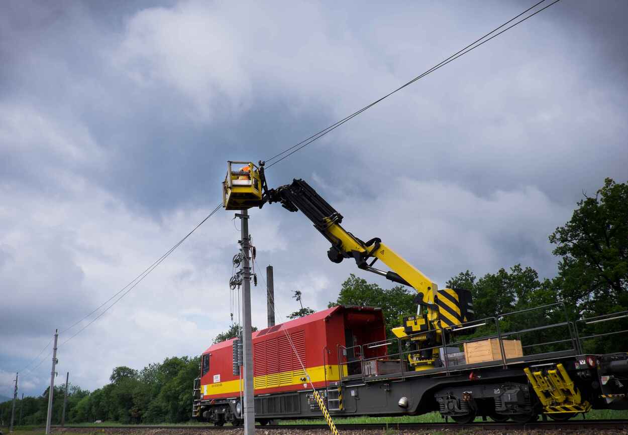 Instandhaltungsarbeiten auf der Pannoniabahn