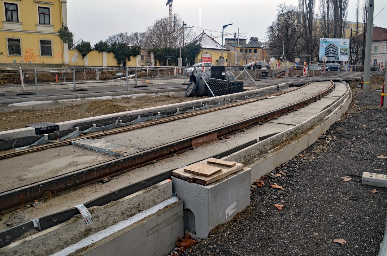 Strab-Baustelle Graz Alte-Post-Straße