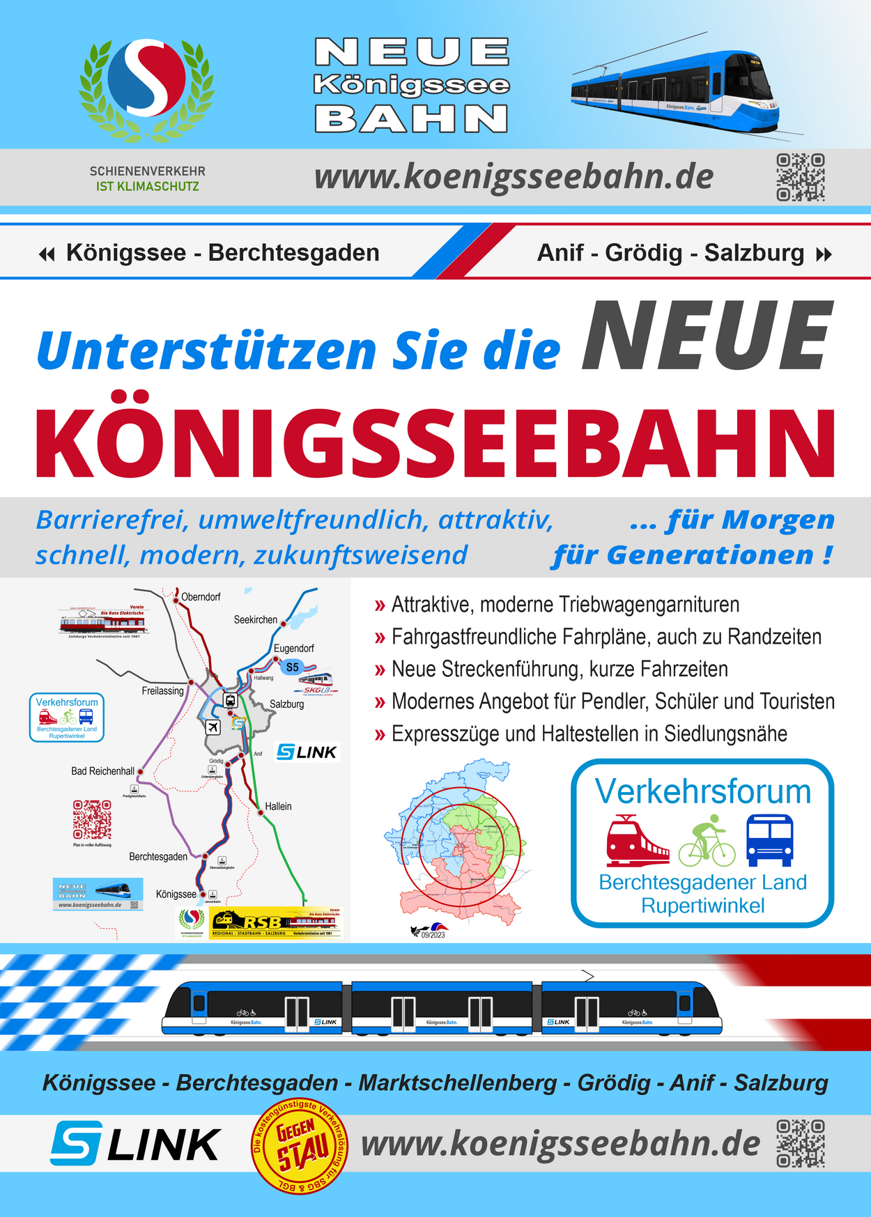 Präsentation: Neue Königsseebahn erste Zweigstrecke des S-LINK ?