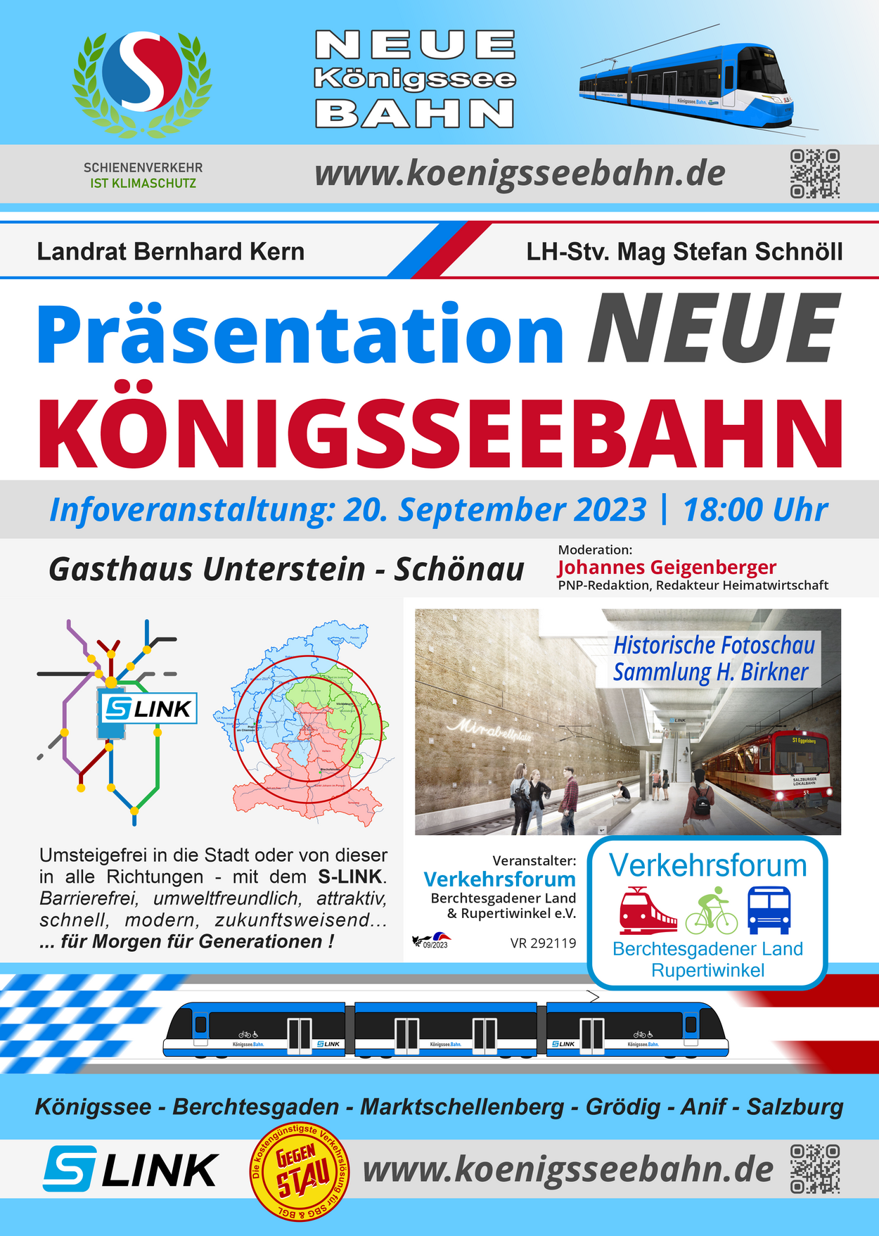 Präsentation: Neue Königsseebahn erste Zweigstrecke des S-LINK ?