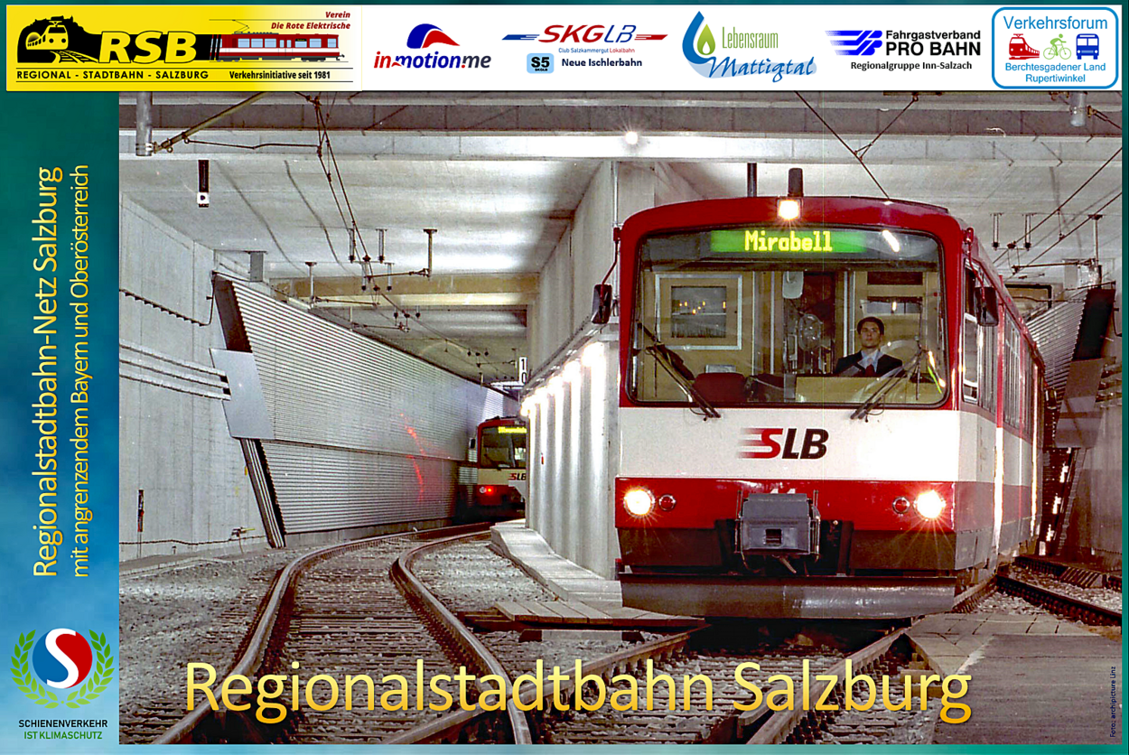 Regionalstadtbahn Salzburg Thema der Verkehrsinitiativen
