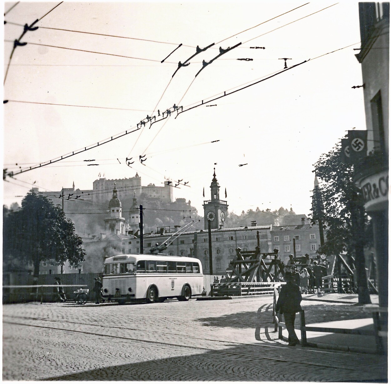 Historische Obus-Fotos Salzburg Sammlung Mackinger