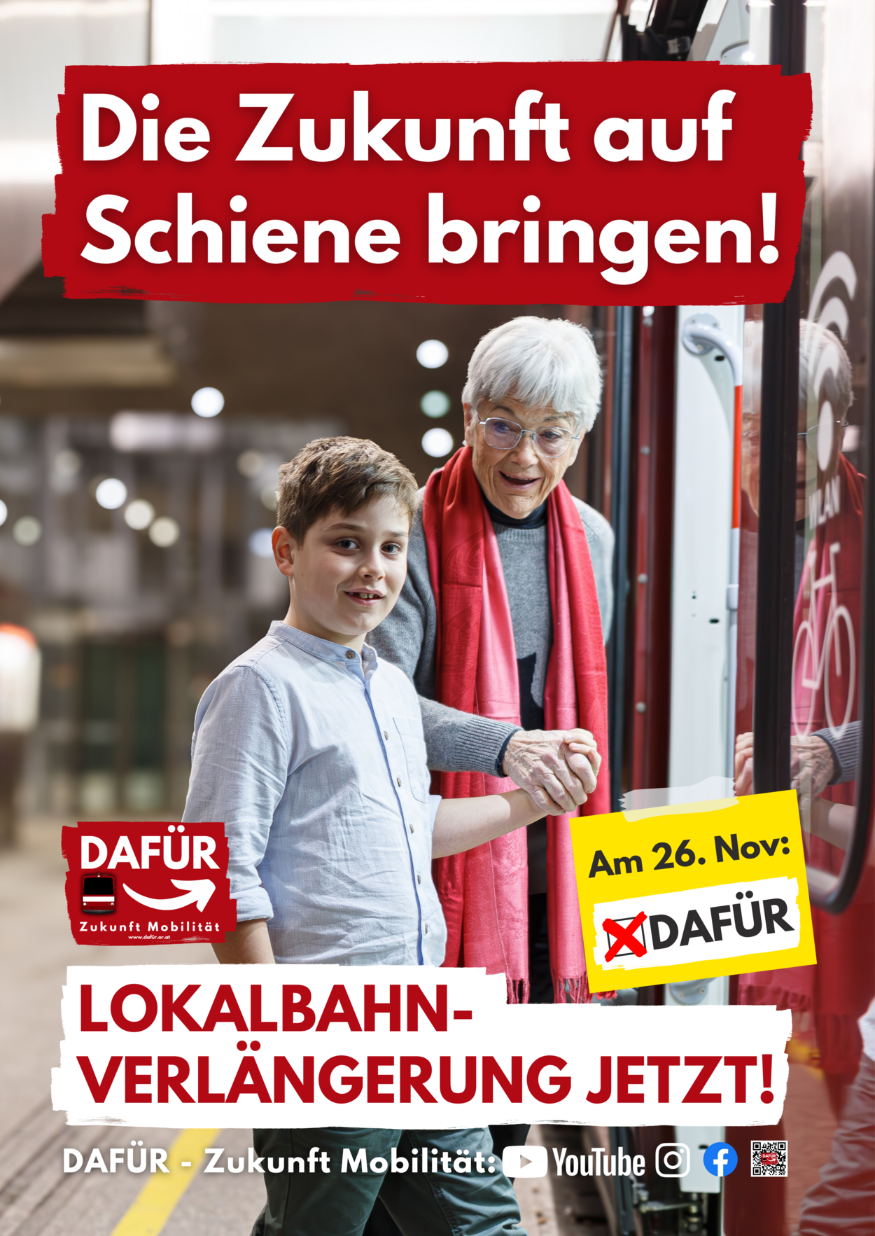 Die Zukunft auf Schiene bringen!