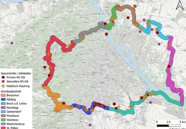 Kordonerhebung Wien-Niederösterreich zeigt erfreuliche Entwicklung des Mobilitätsverhaltens