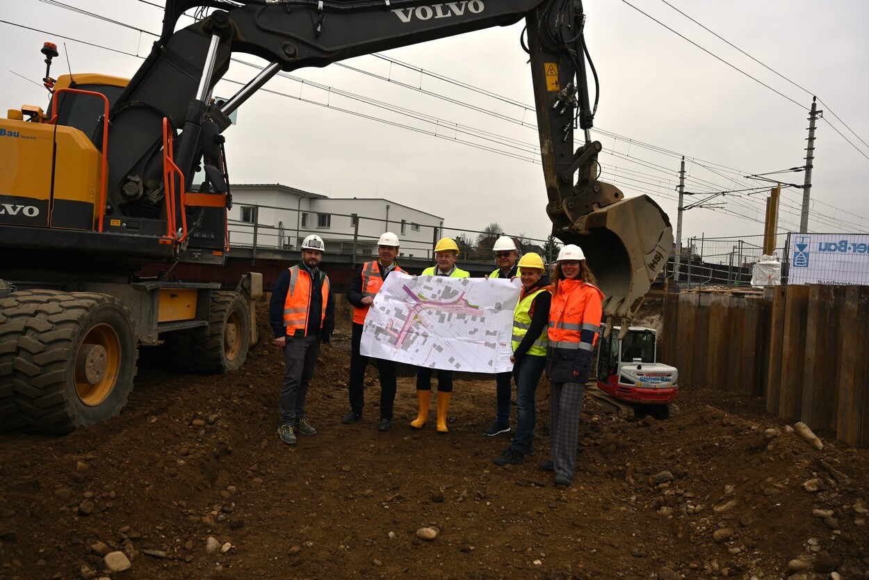 Baustelle Unterführung Waidmannsdorf