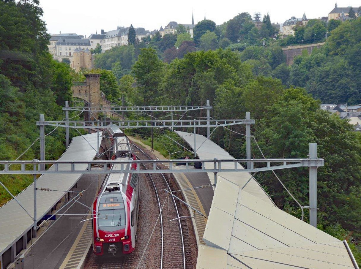 Standseilbahn & Lift in der Stadt Luxemburg