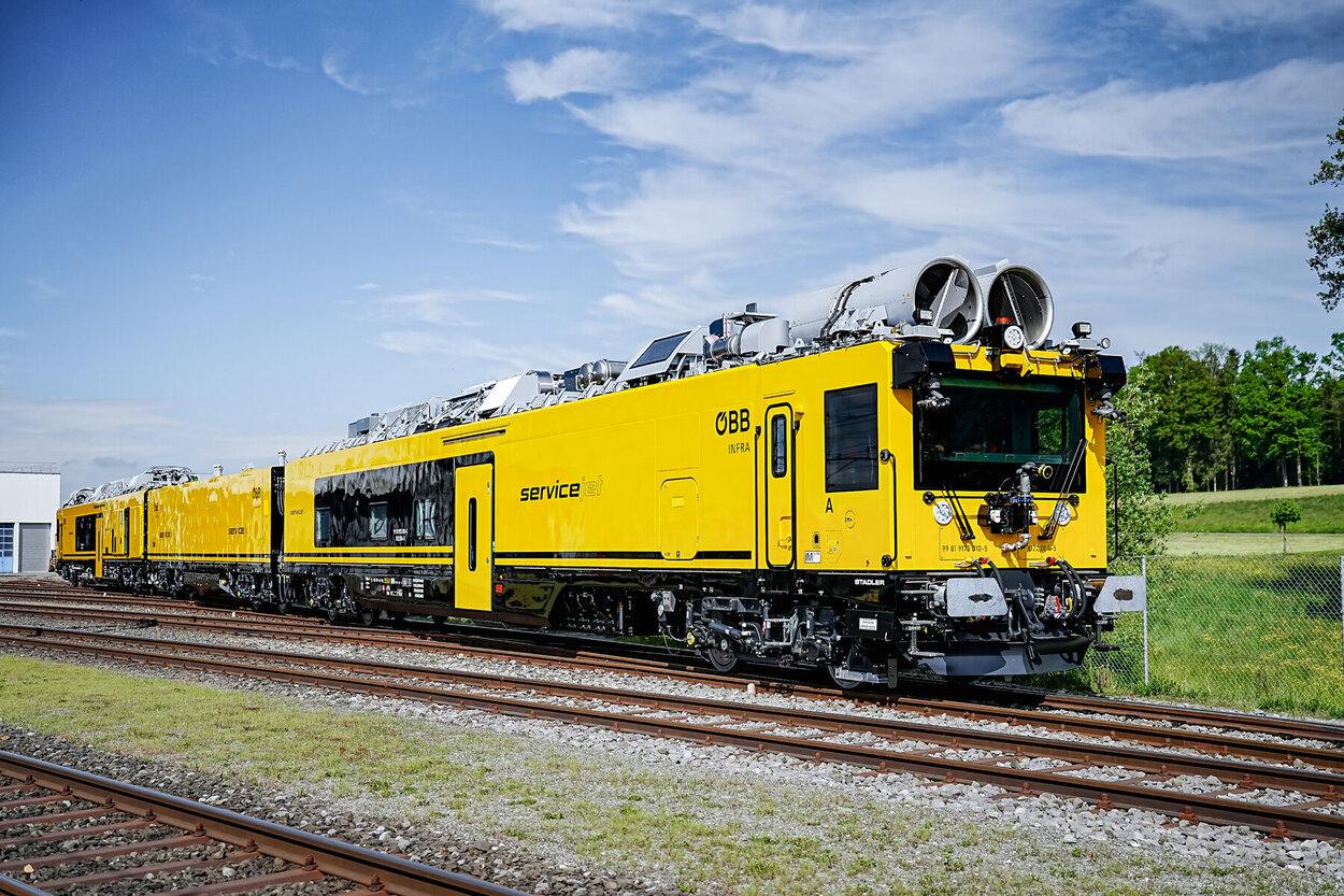 Der neue Lösch- und Rettungstriebzug von Stadler für ÖBB-Infrastruktur AG