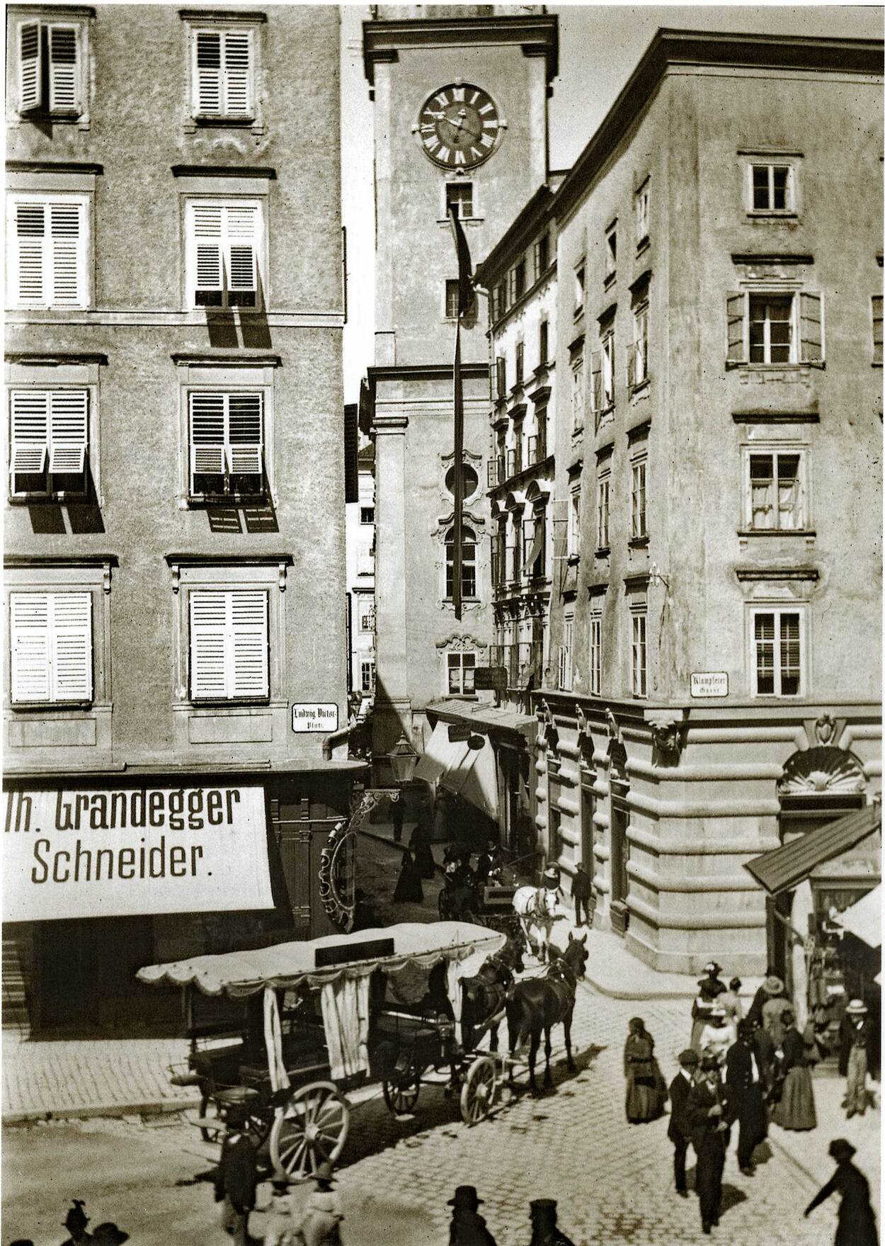 Carl von Frey - historische Fotos von Salzburg