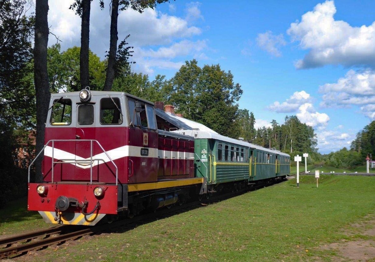 lettische Schmalspurbahn Gulbene (Alt Schwanenburg) - Aluksne (Marienburg) 