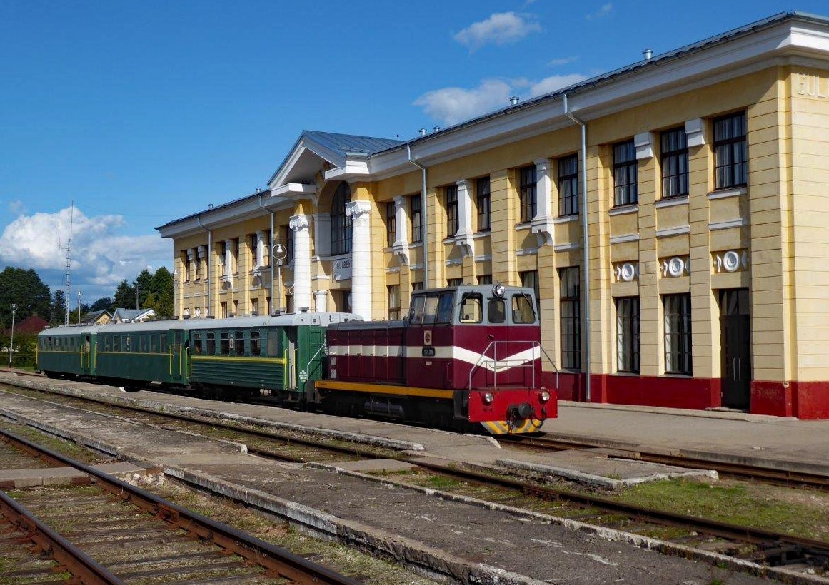 lettische Schmalspurbahn Gulbene (Alt Schwanenburg) - Aluksne (Marienburg) 