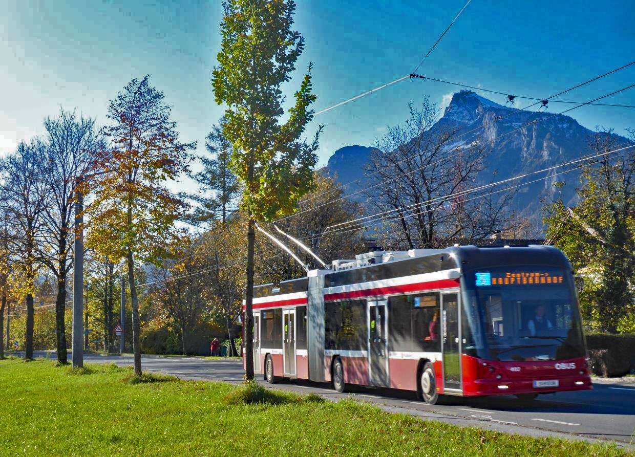 Obus 5 Richtung Grödig