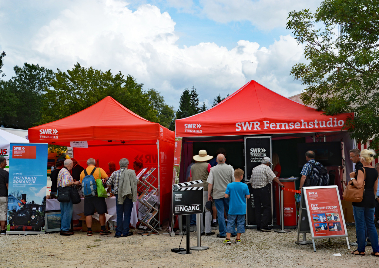 SWR-Stand Blumberg Sauschwänzlebahn