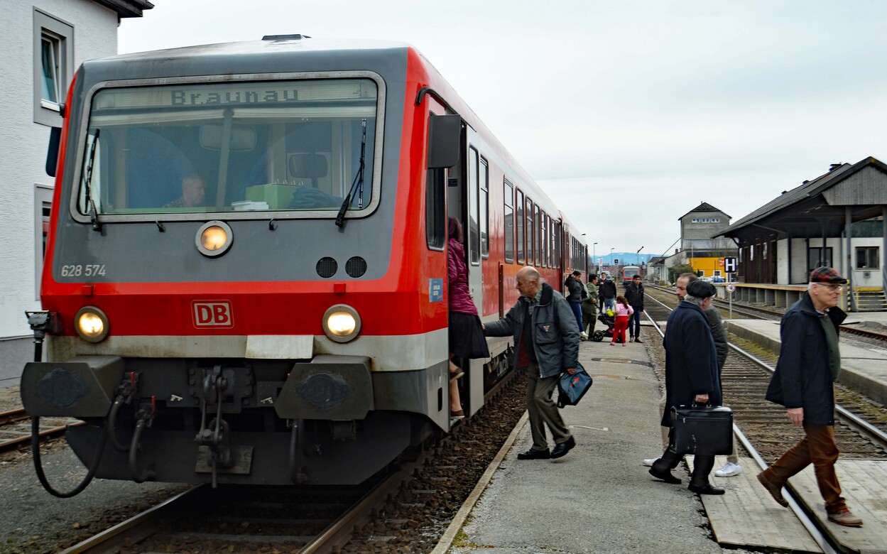 Dieseltriebwagen DB628 Mattighofen