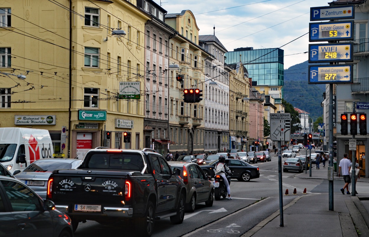 STAU in Salzburg & Garagenampeln