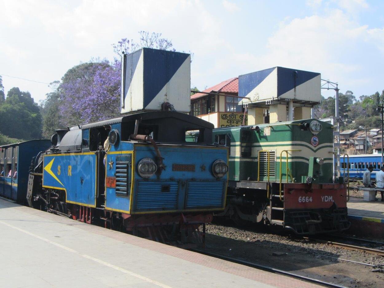 Nilgiri Mountain Railway, Flachstrecke