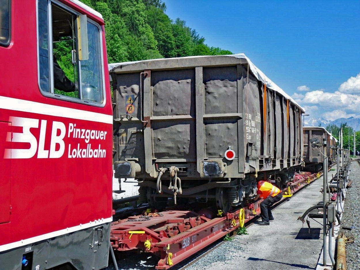 SLB-Güterverkehr auf der Pinzgauer Lokalbahn