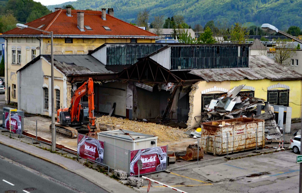 SKGLB-Werkstatt Salzburg Sam Zerstörung mit Segen des Bundesdenkmalamtes