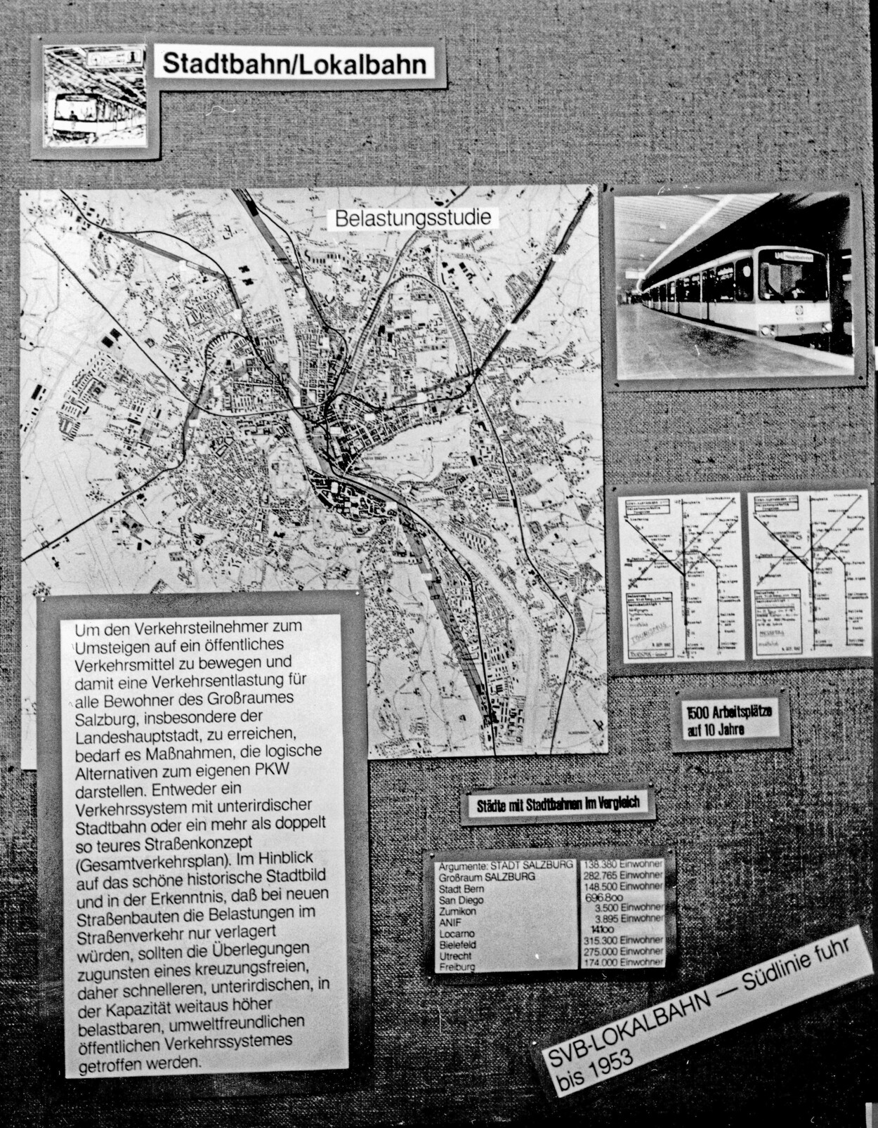 Salzburg Nahverkehr 2000 im BFI Salzburg 1983