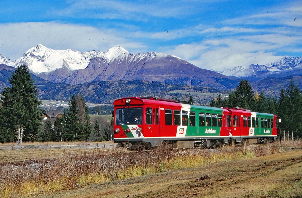 Murtalbahn 1999 Sonderfahrt Triebwagen nach Mauterndorf