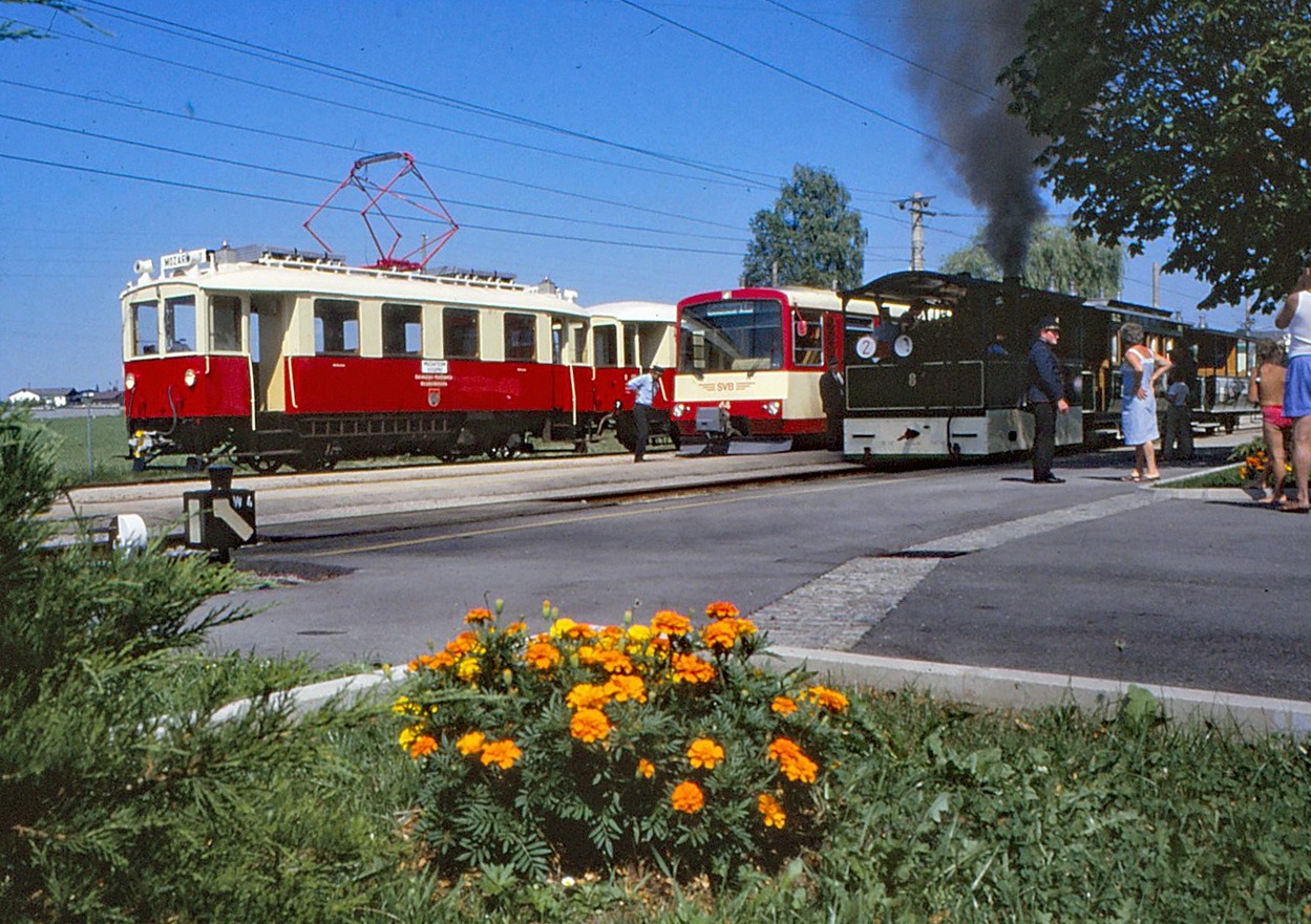 100 Jahre Salzburger Lokalbahnen Lamprechtshausen 3 Fahrzeug-Generationen 